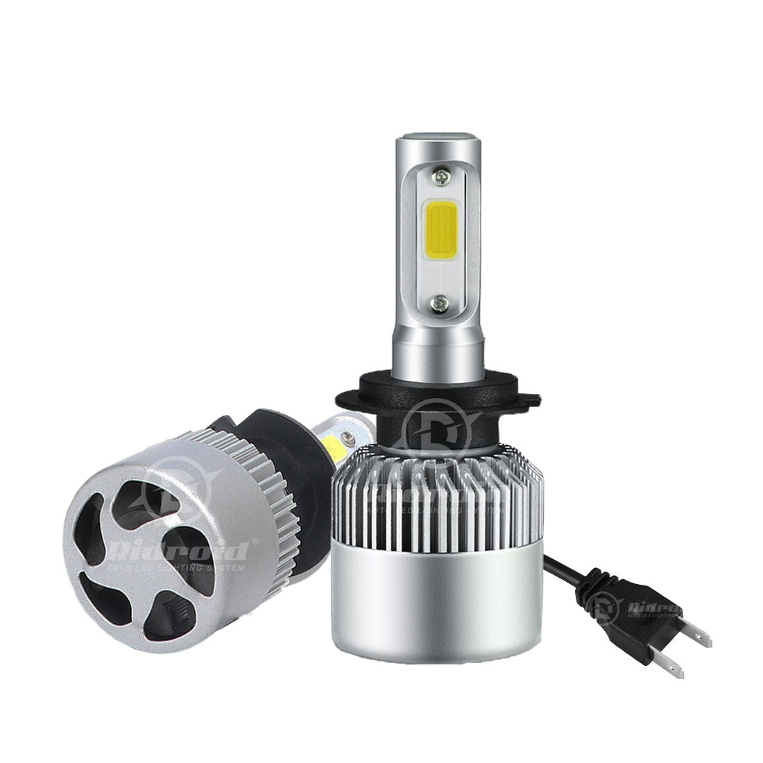 For VW Jetta Passat Golf H7+H7 LED Headlight Bulb Kit High Low Beam 600W 60000LM