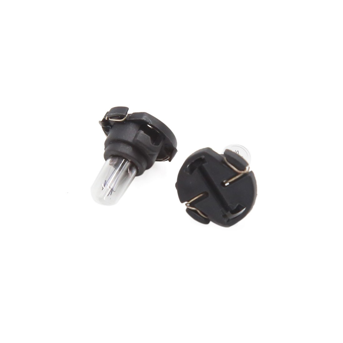 5pcs T5 Amber Dashboard Wedge Indicator Signal Light Bulbs for Car Internal