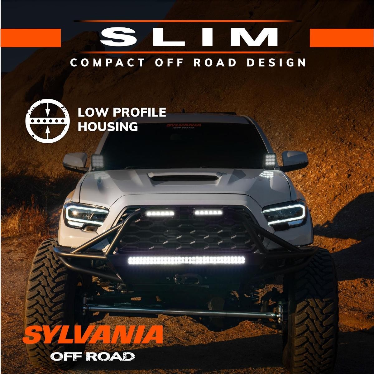 SYLVANIA – Slim 7 Inch LED Light Bar – Lifetime Limited Warranty – Spot Light
