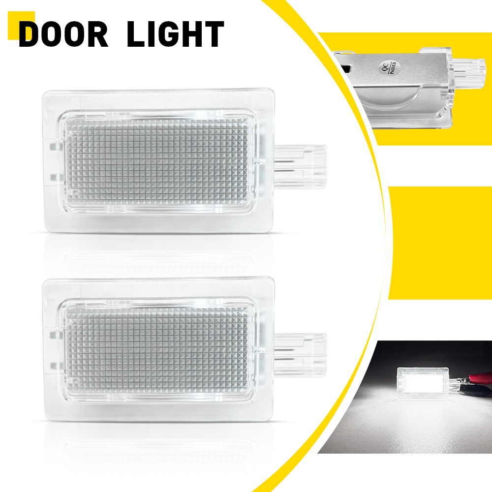 Clear White LED Door Footwell Courtesy Light Lamp For 2005-2020 Chrysler 300 2X