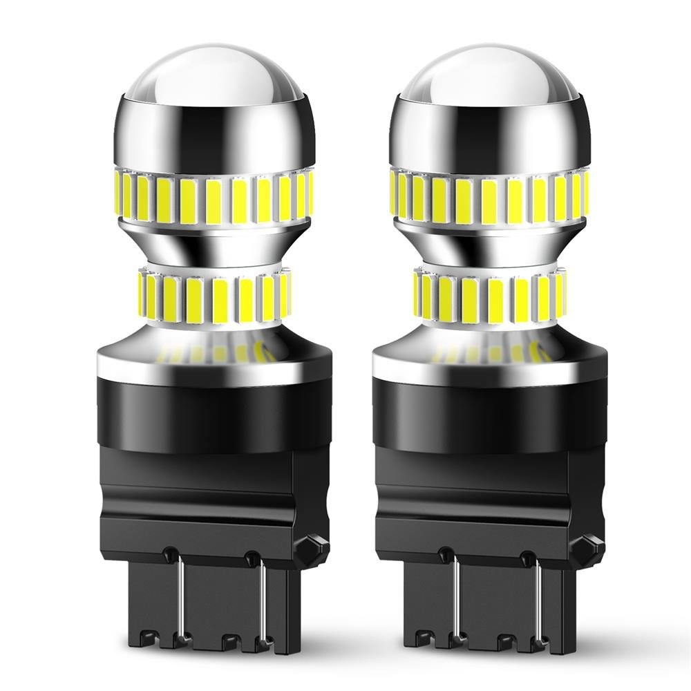 AUXITO 3156 3157 LED Backup Reverse Light Bulbs DRL Bright 6000K White 54 Series