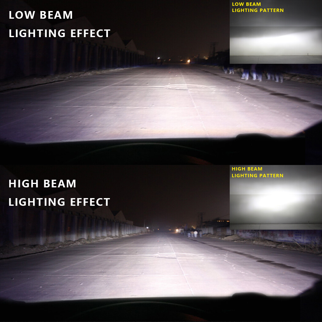 NOVSIGHT HB4 9006 LED Headlight Bulbs Conversion Kit High/Low Beam 9000LM White
