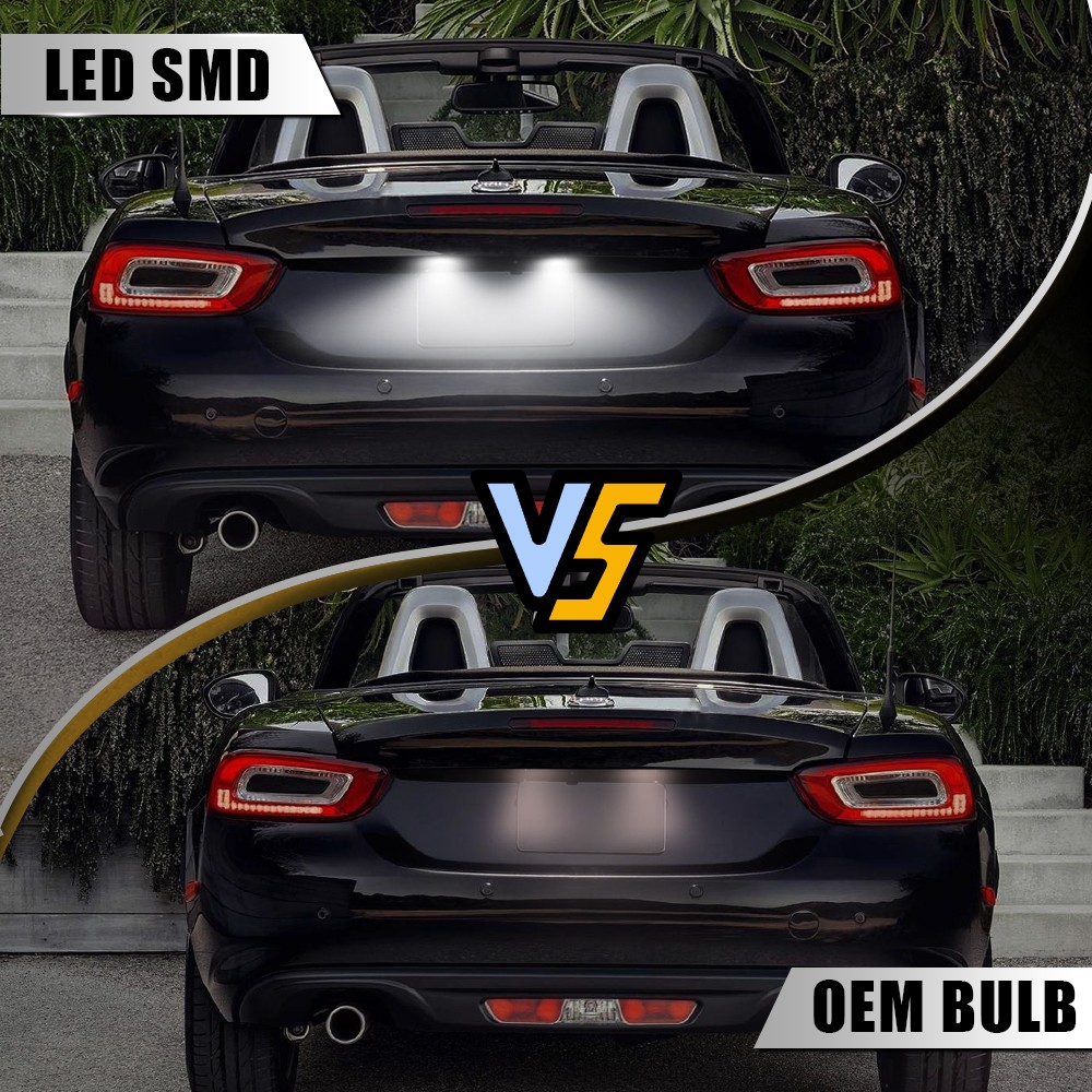 Clear For 2006-2013 2014 2015 Mazda MX-5 Miata White LED License Plate Light EAQ