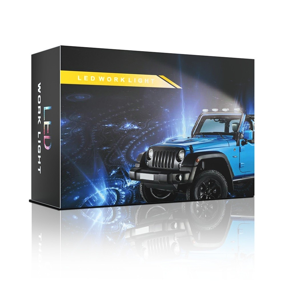 Fog Lamp LED Work Light 16 LED Array Aluminum Housing Off-road Driving