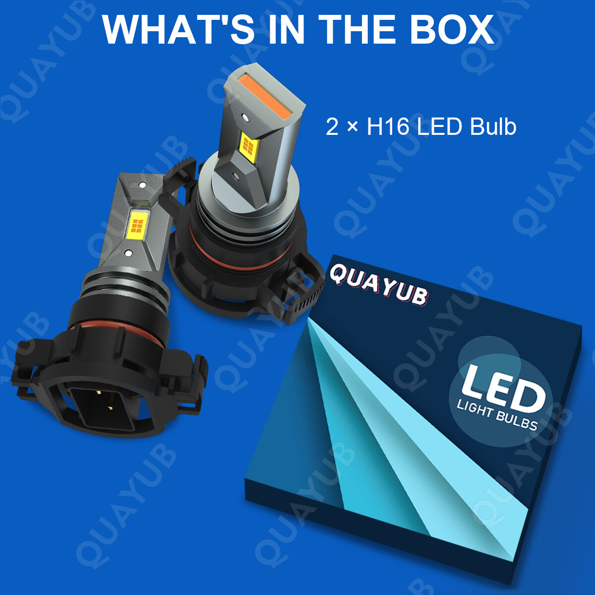 LED Fog Light Bulb H16 5202 Fog Light Bulb White 6000K High Power Lamps CSP NEW
