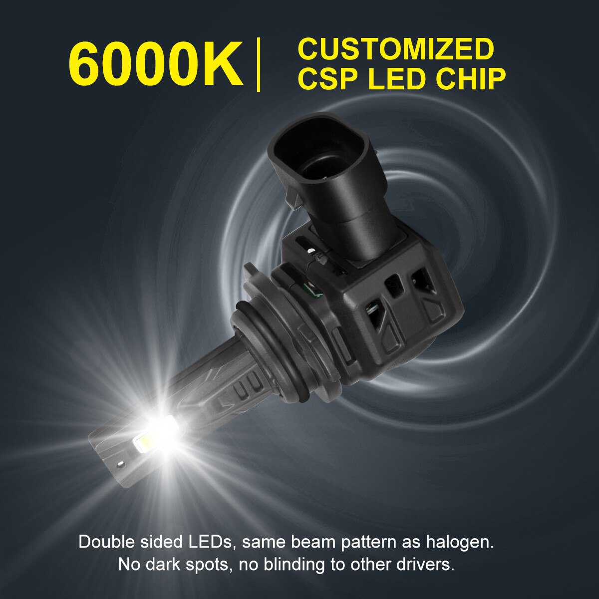 9006 HB4 LED Headlight White 6000K 10000lm Bulb Kit for Toyota RAV4 1998-2000 M3