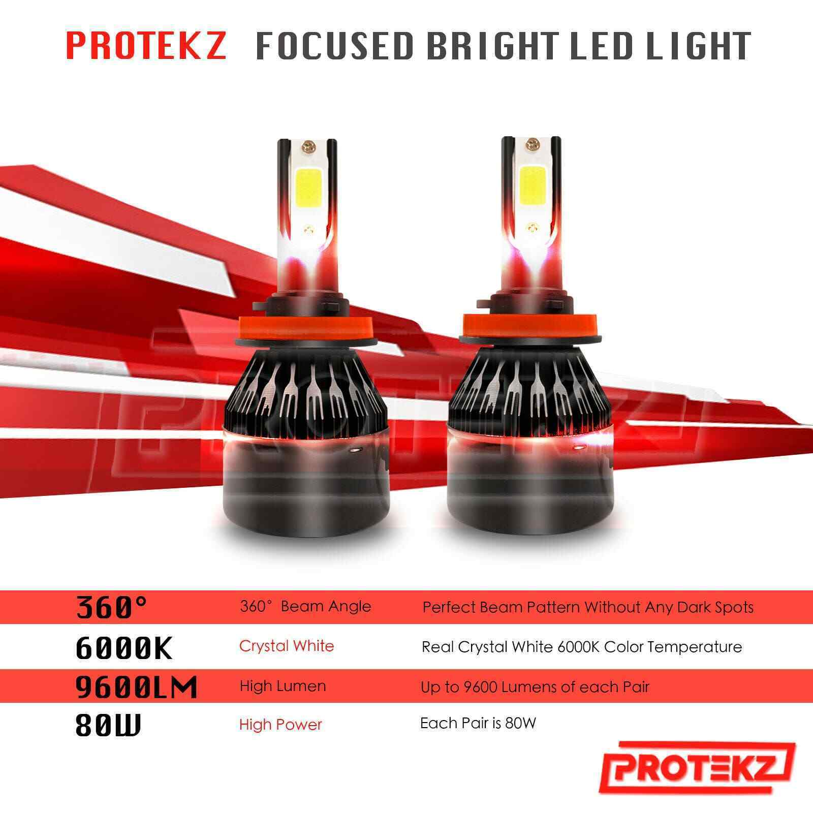 H13 Led bulbs, 6000K High/Low Conversion Kit 360°Adjustable Beam Headlight 9008