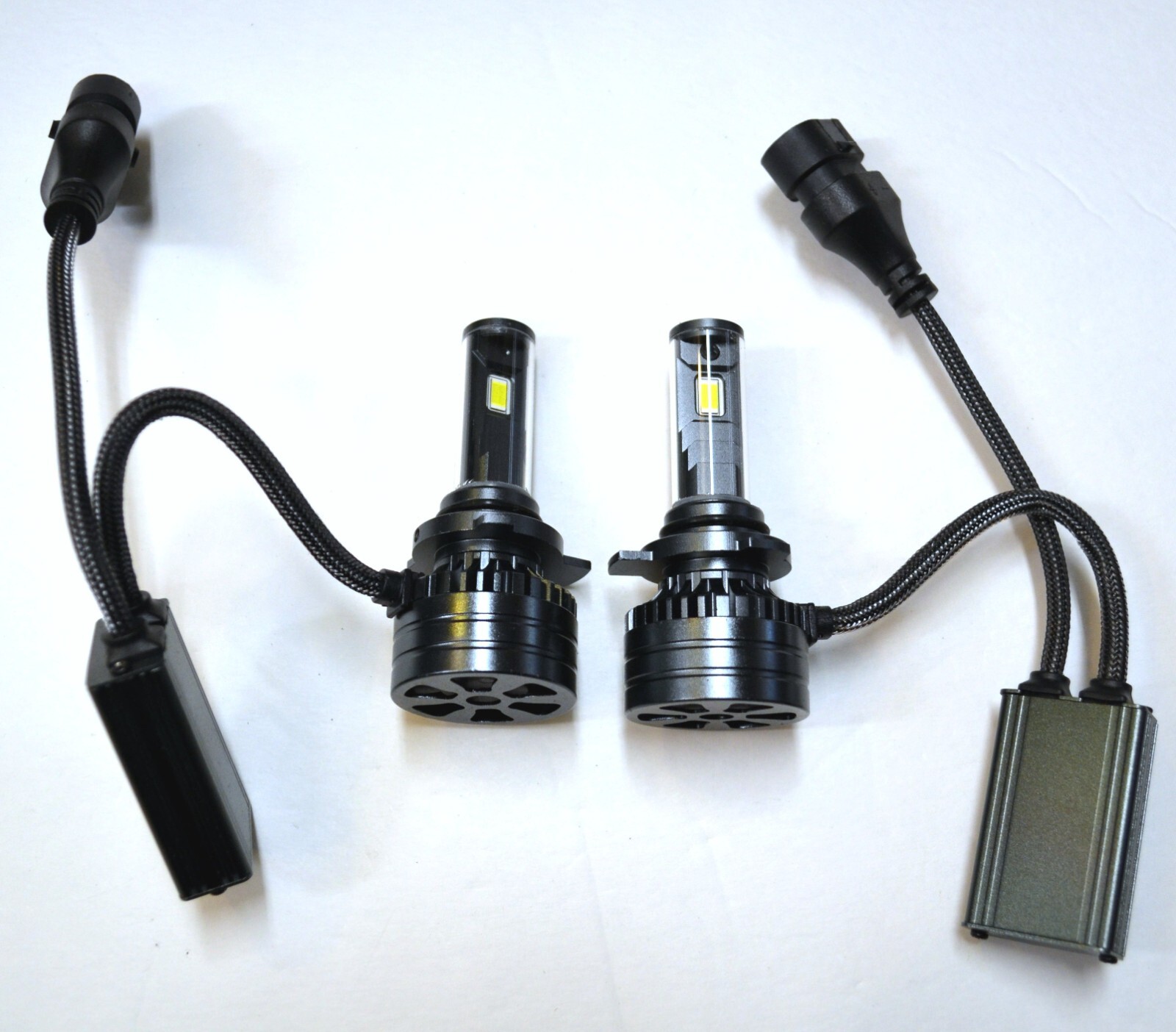 LED Kit F15 140W 9012 HIR2 Lime Yellow Two Bulbs Headlight Low Beam Upgrade Lamp