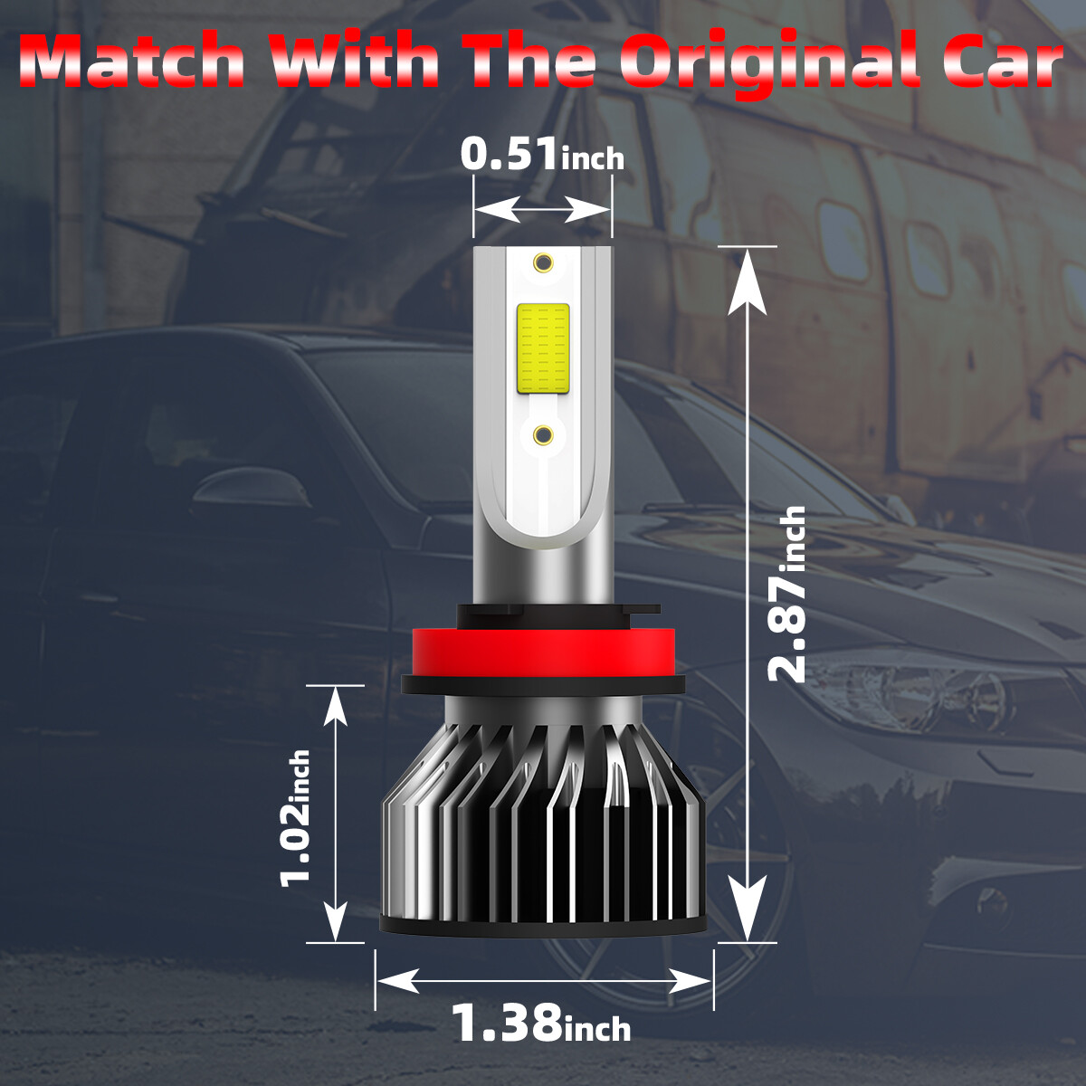 6X For Dodge Durango 2011-2013 LED Headlight Bulbs High Low Beam Fog Light 6000k