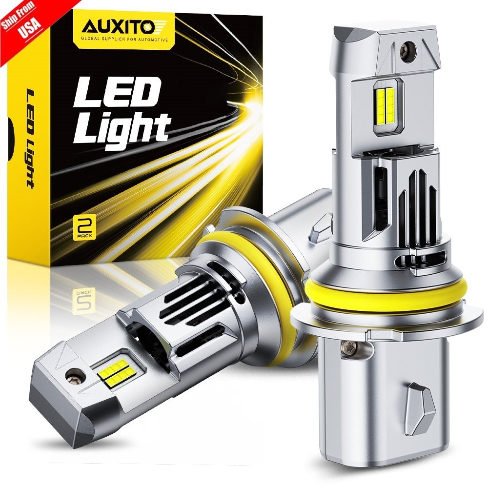9007 HB5 LED Headlight Bulbs Kit High Low Beam 6500K White Super Bright 330000LM