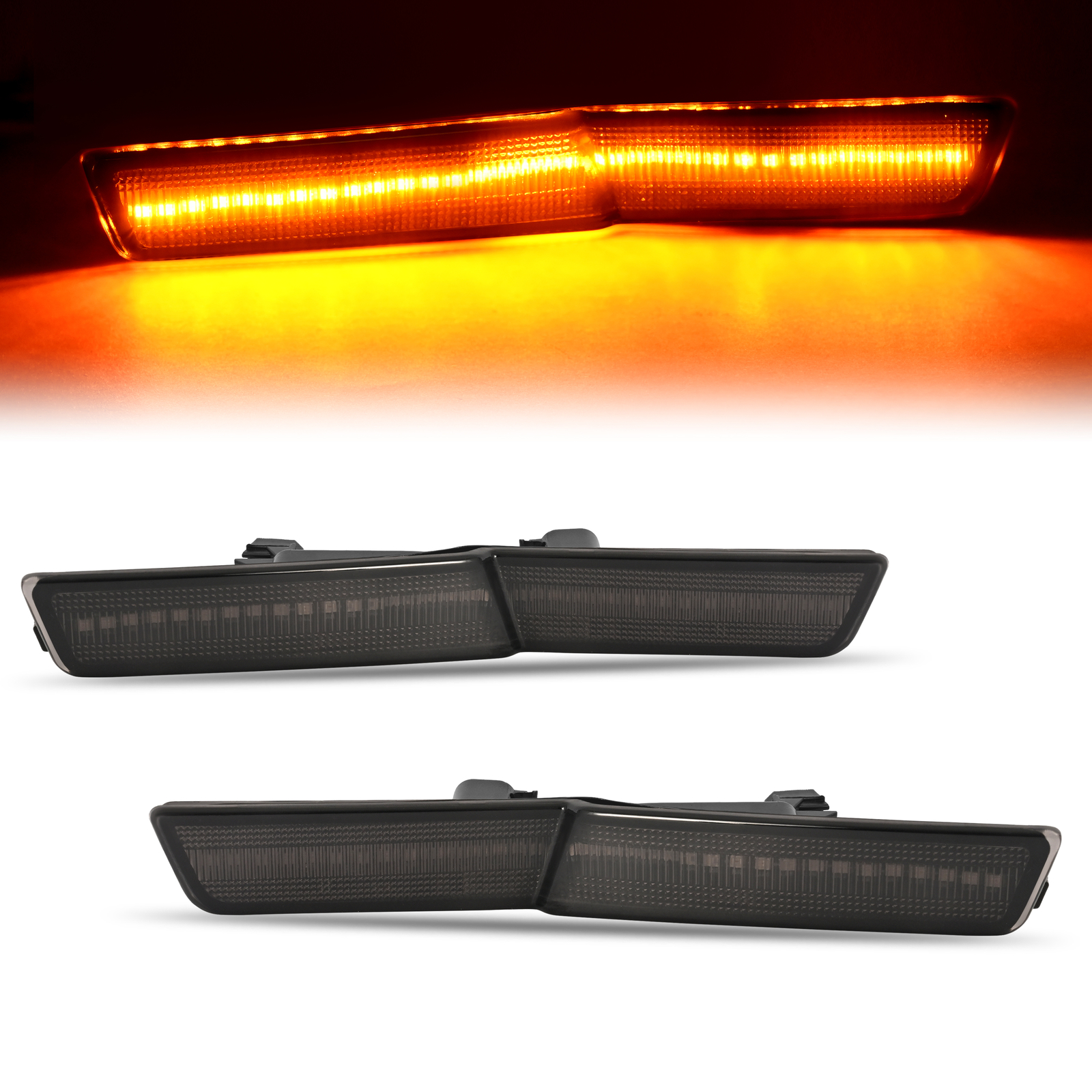 Front Bumper LED Side Marker Lights For Dodge Challenger SRT Widebody RT 2018-22