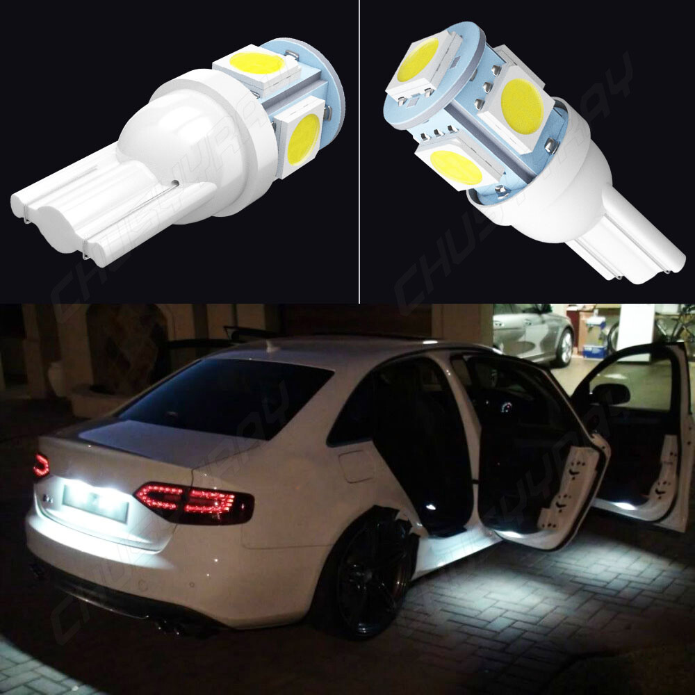 4x Combo LED Headlight Bulbs Conversion Kit 9005 H11 High Low Beam Bright White
