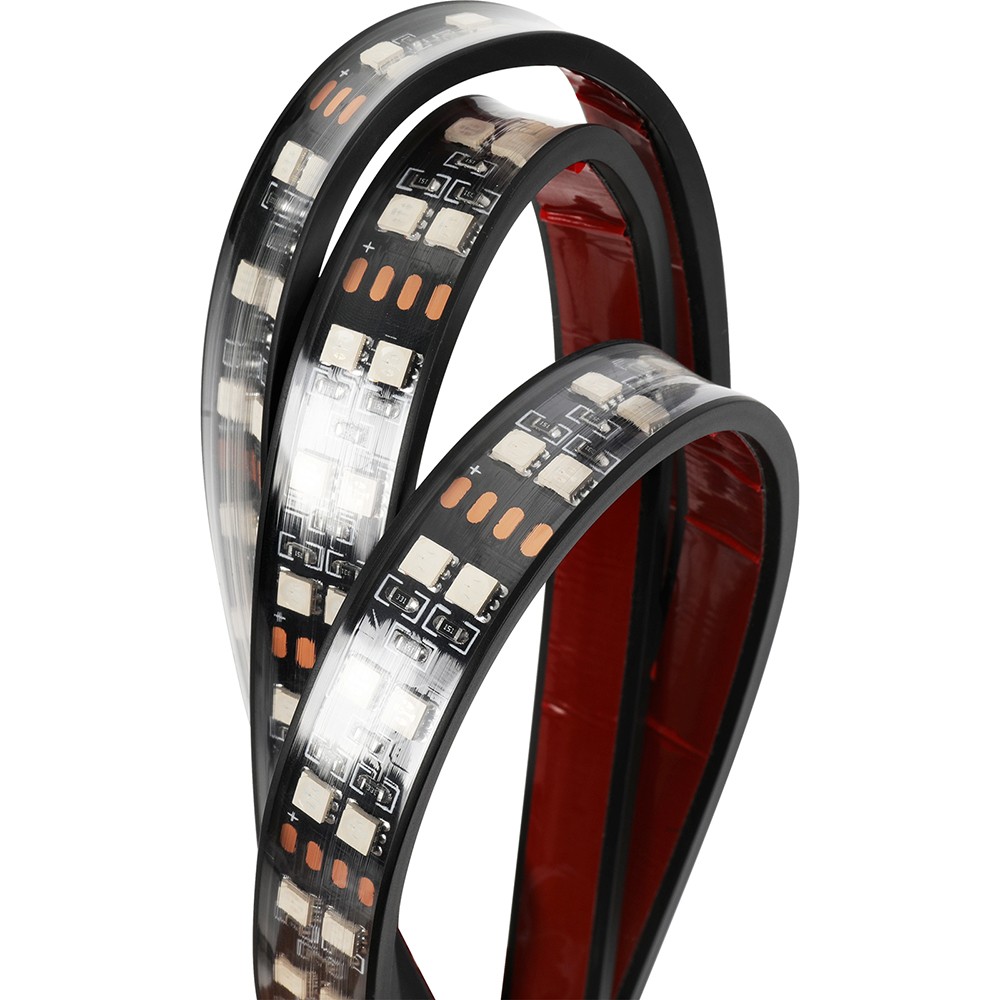 For Chevy Camaro Underglow Double Row RGB LED Car Neon Strip Light APP Remote