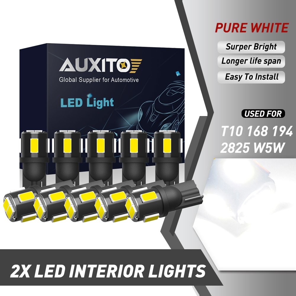 10 White LED Parking Light Bulbs for Toyota Prius SUPER BRIGHT 6000K Error Free