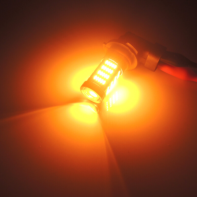2 Bright Amber 9006 HB4 9012 Car Truck Pickup Fog Lights Driving Lamp LED Bulbs