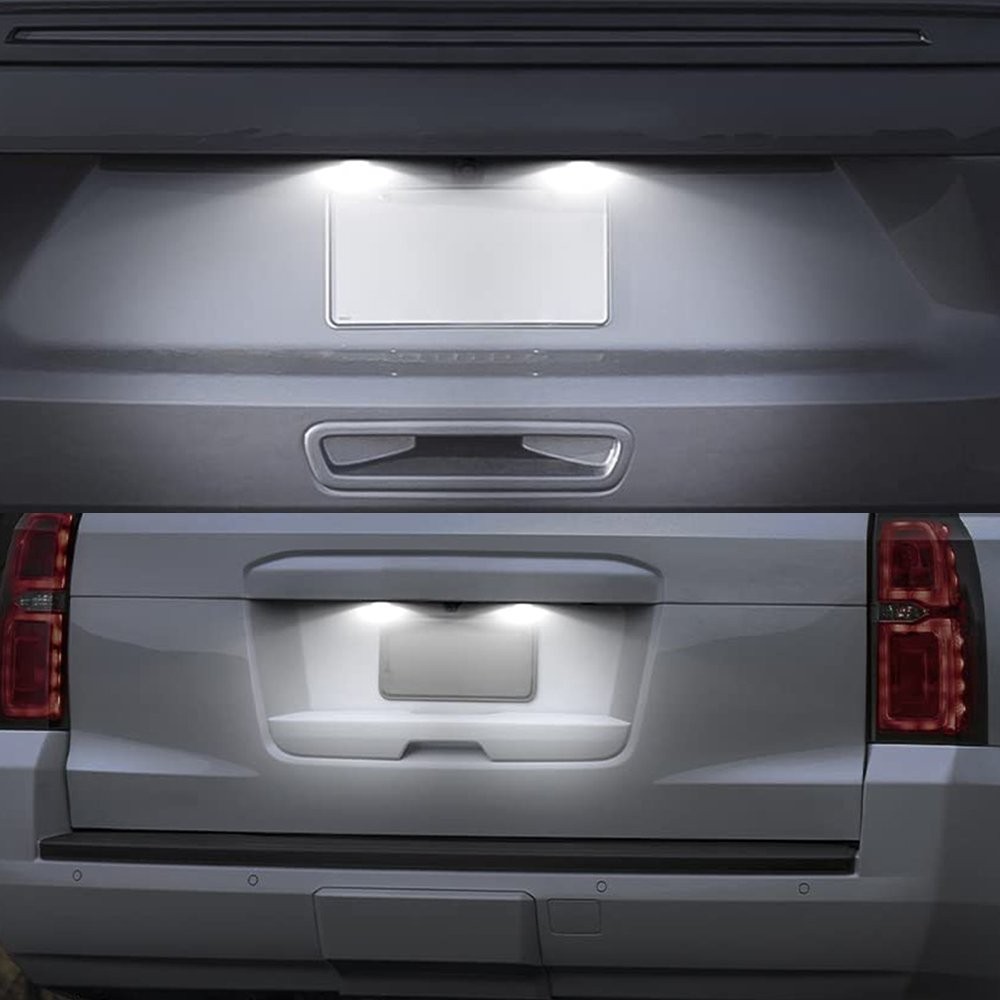 2x 18-LED White License Plate Light 2015-2019 For Cadillac ATS Escalade ESV New