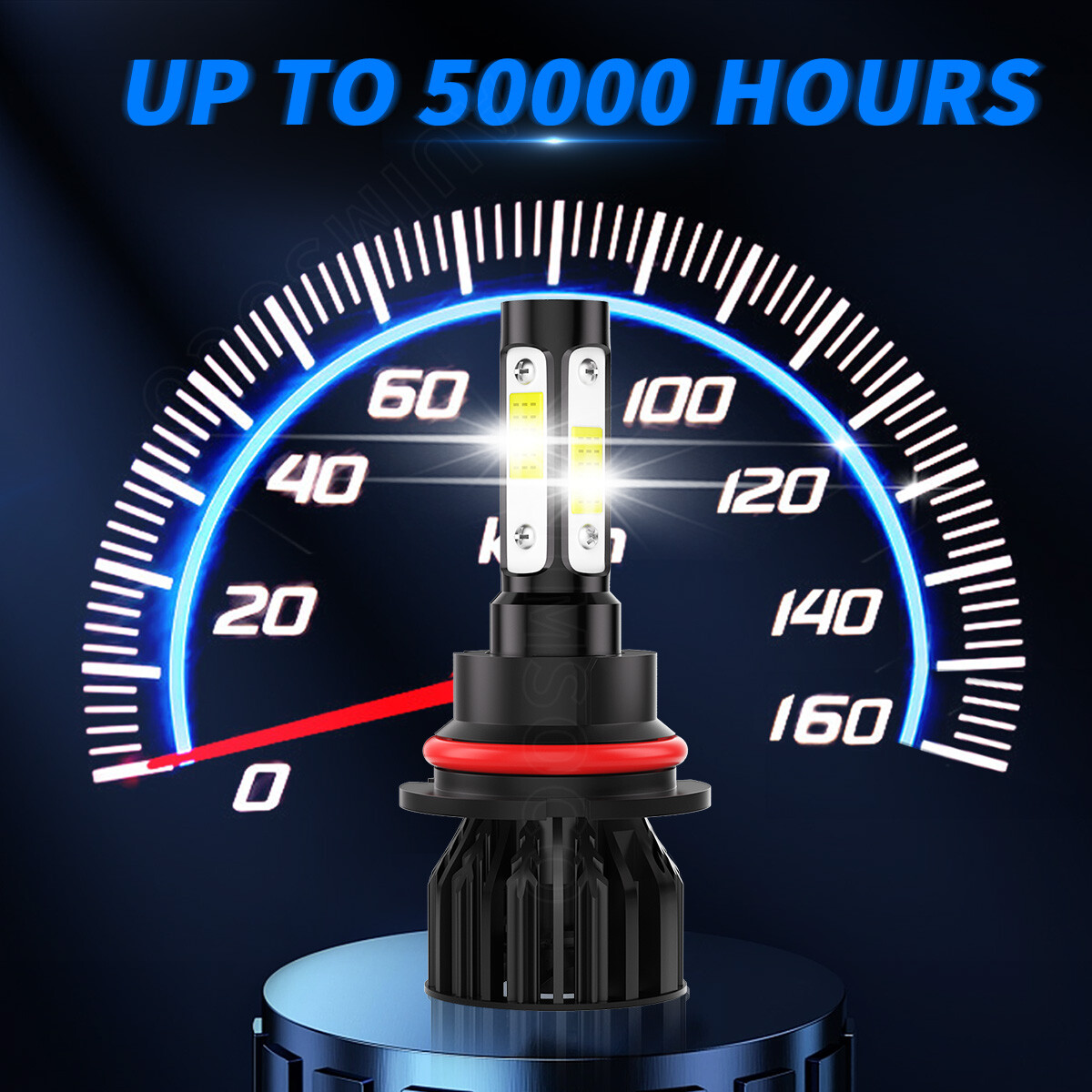 9007 HB5 LED Headlight Super Bright Bulbs HIGH/LOW DUAL Beam 1000K White 66000lm