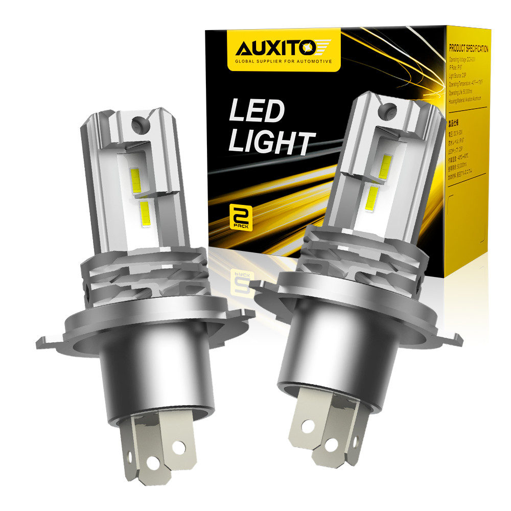 H4 9003 HB2 AUXITO Super White LED Headlight Bulb Conversion Kit High Low Beam