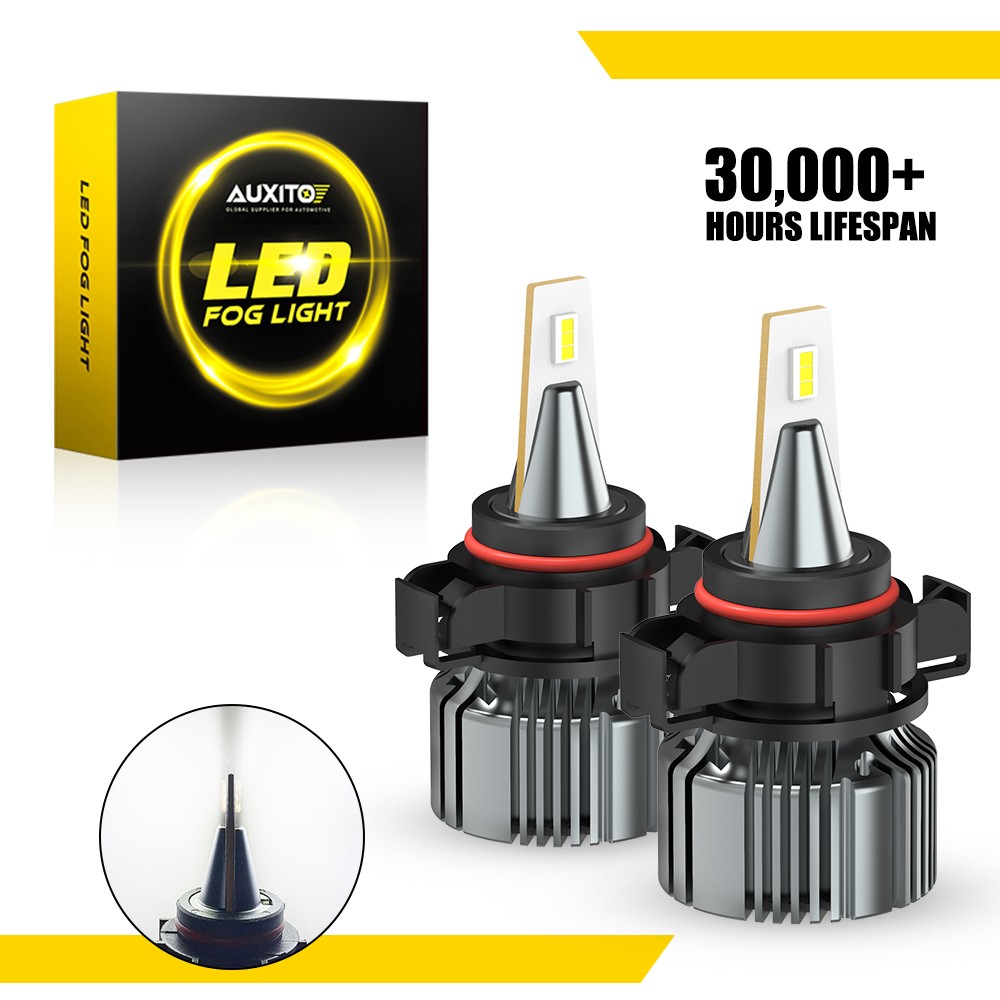 AUXITO Amber/White LED 5202 5201 H16 Fog Light Daytime Running Light 4000LM 28W