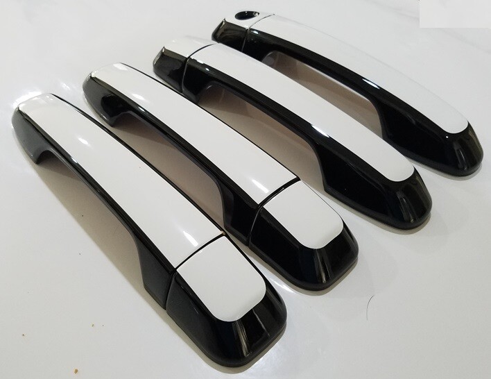 Custom Black OR Chrome Door Handle Covers 2010-2022 Toyota 4Runner U PICK CLR