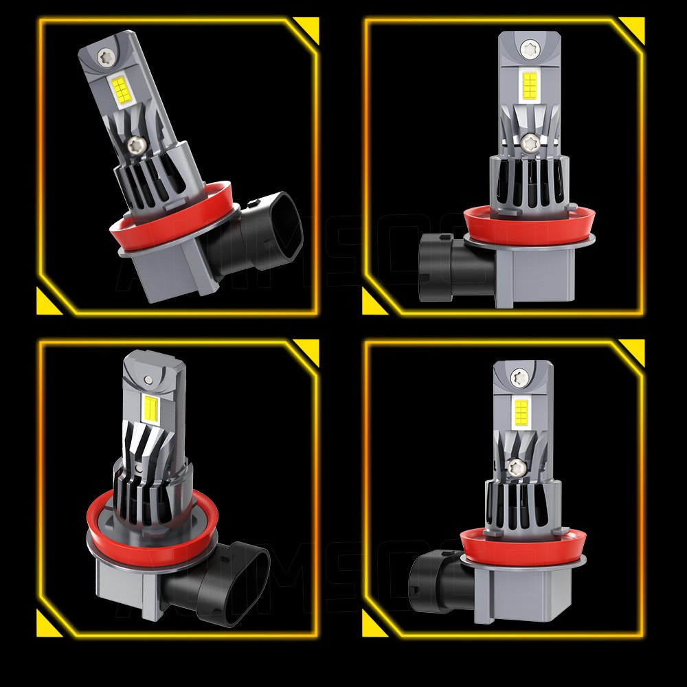 For Volvo S60 2005-2013 4Pcs LED Headlight High&Low Beam Bulbs Combo Kit 6000K