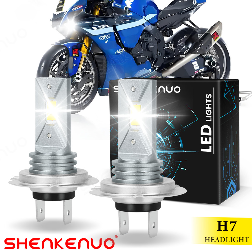 For Yamaha YZF R1 2007- 2020 -2x H7 White 6500K LED Headlight Bulbs Super Bright