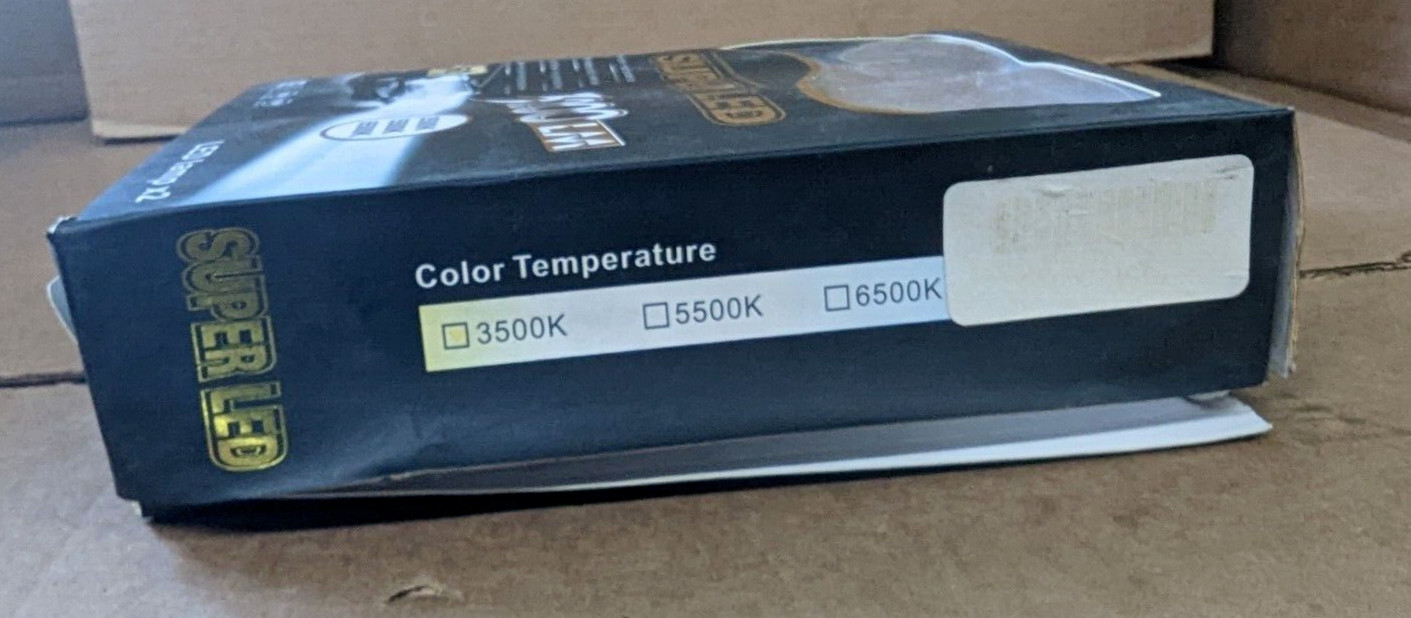 SUPER LED 3200LM Compatipal 3500K, 5500K, and 6500K