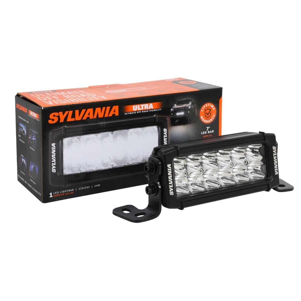 SYLVANIA – Ultra 7 Inch LED Light Bar – Lifetime Limited Warranty – Spot Light