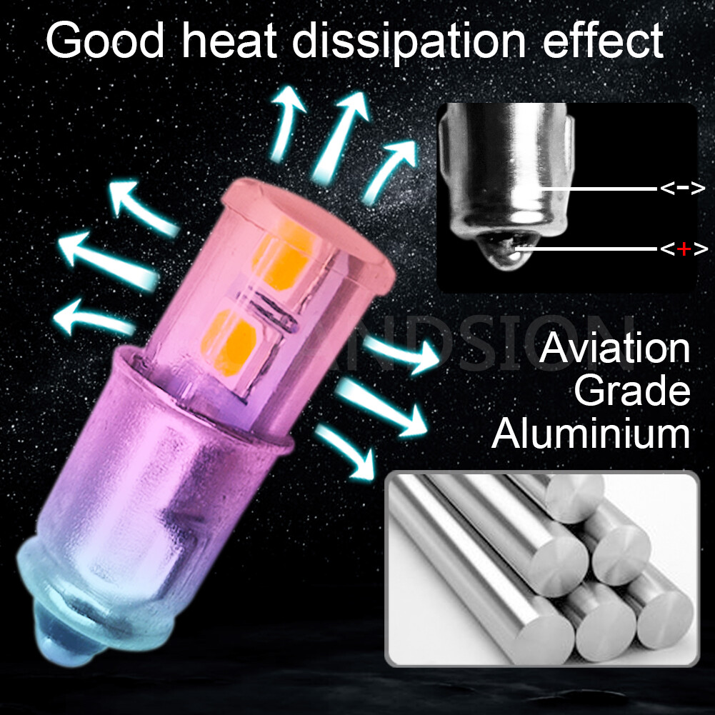 10pcs BA7S LED Car Warm White Dash Light Gauge Bulb Map Lamp 2835 4SMD 12V 200LM