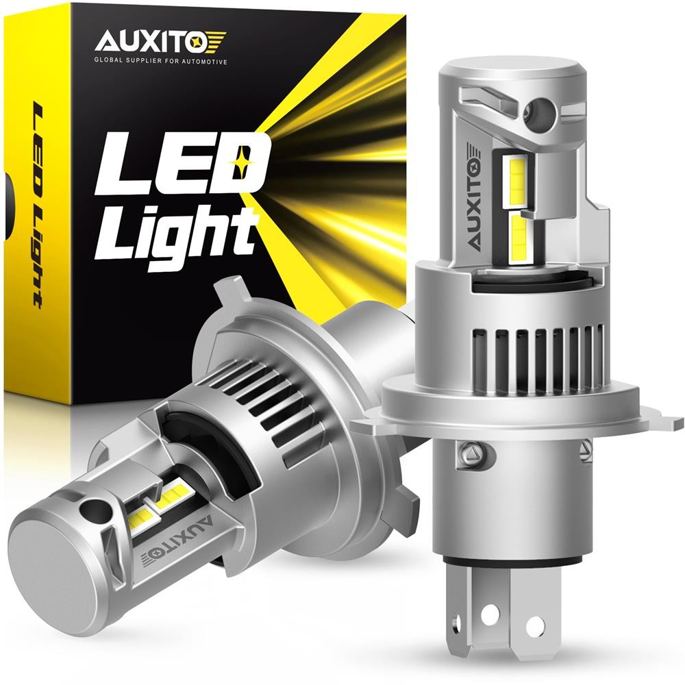 AUXITO H4 HB2 9003 90W 6000LM LED Bulbs Headlight Kit Clear White Super Bright