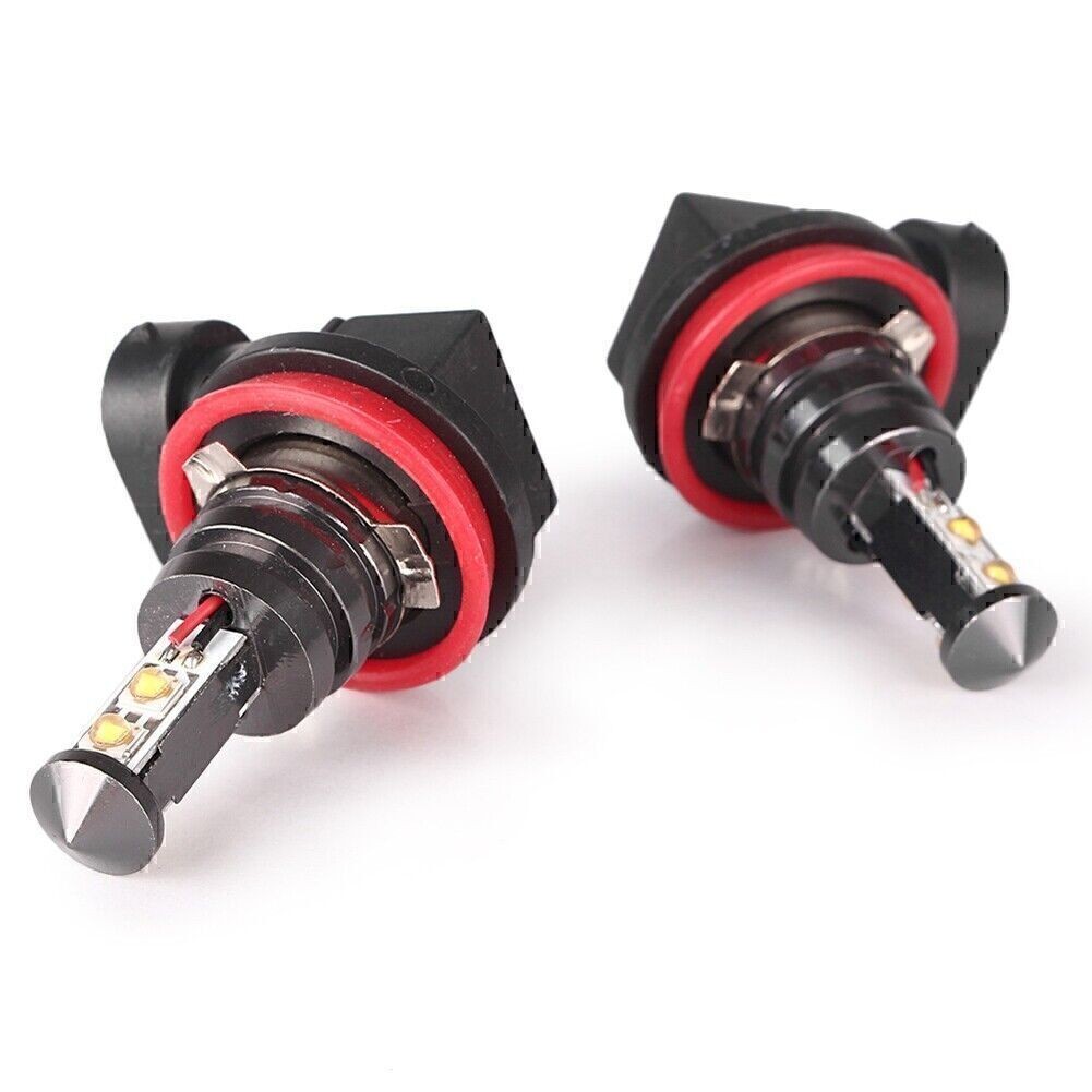2x 20W H11 Car LED Front Fog Light Headlight White 6000k Daytime Running Light
