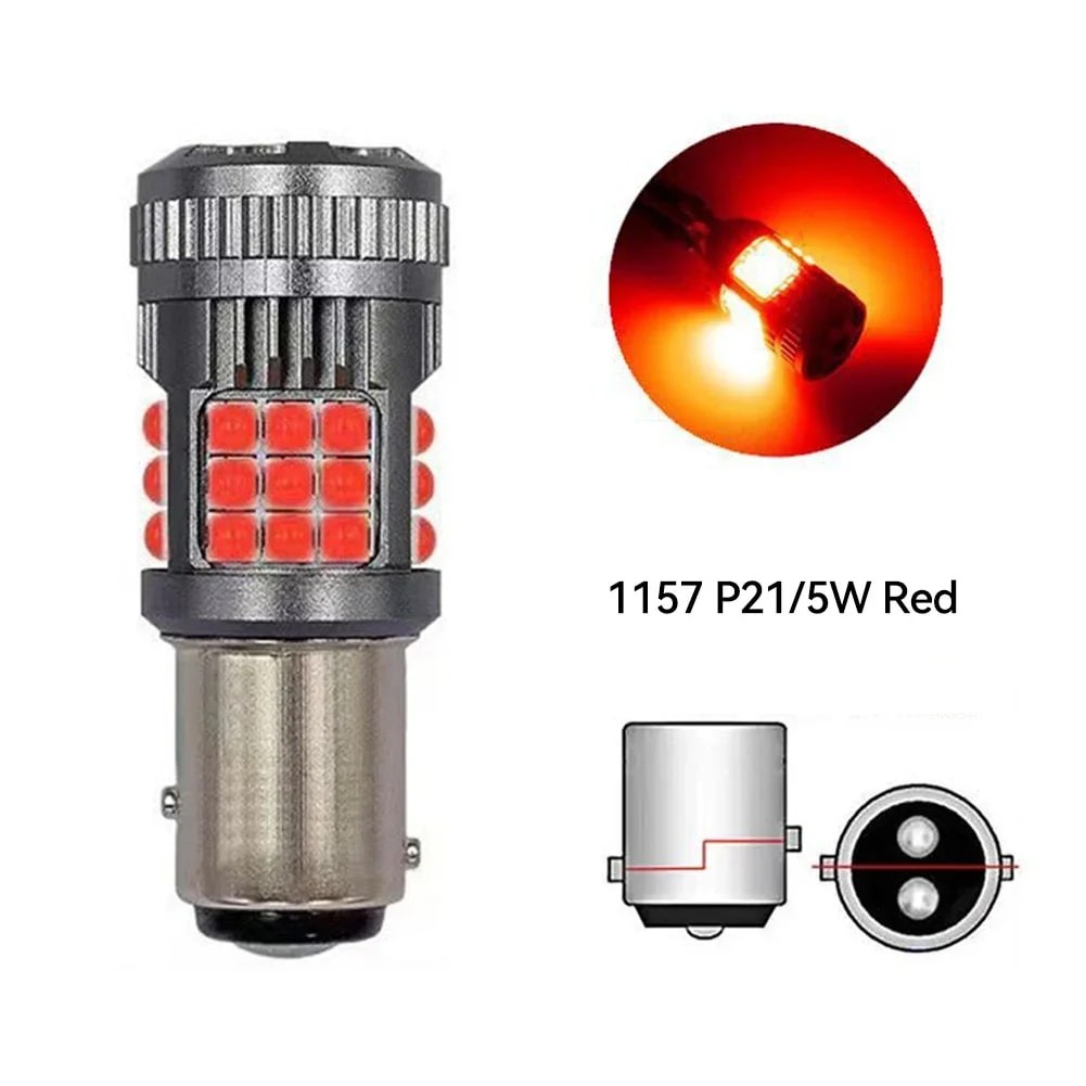 T20 LED Brake Light Bulb 12V 3030 SMD 50000 Hours