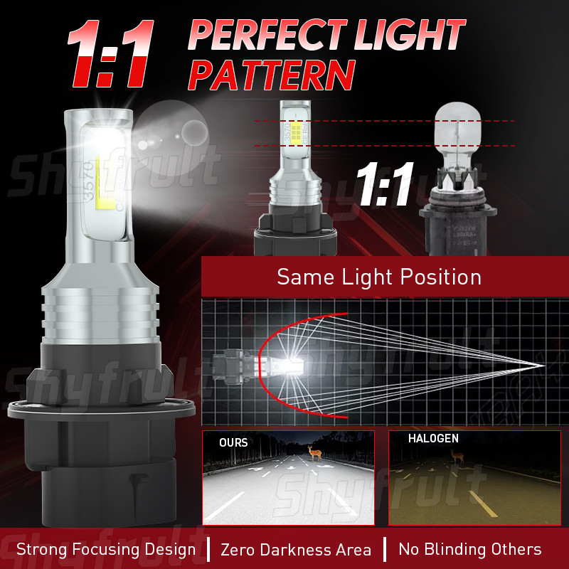 88475 34901-HN5-M40 LED Headlight Bulb Lights for 2005 Yamaha Bruin 250 YFM250B