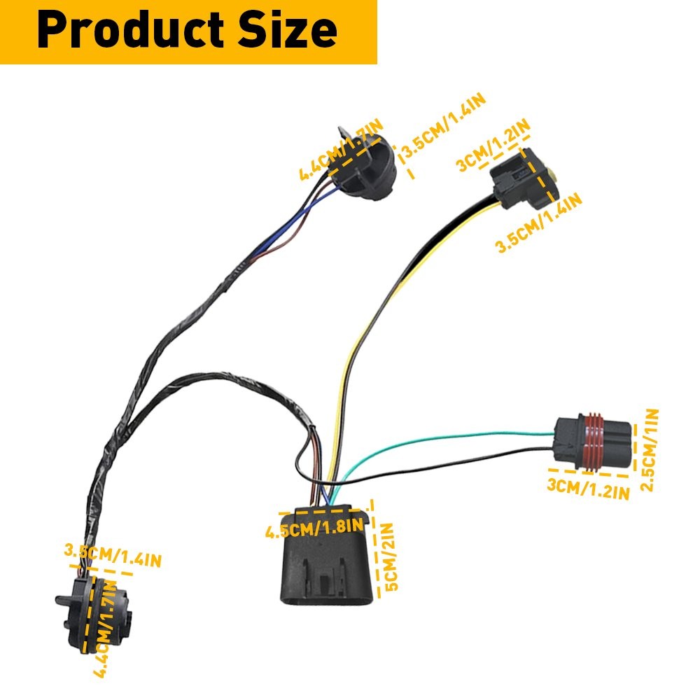25962806 Headlight Harness Wiring 2007-13 Fit Chevrolet 1500 Silverado 2500 3500
