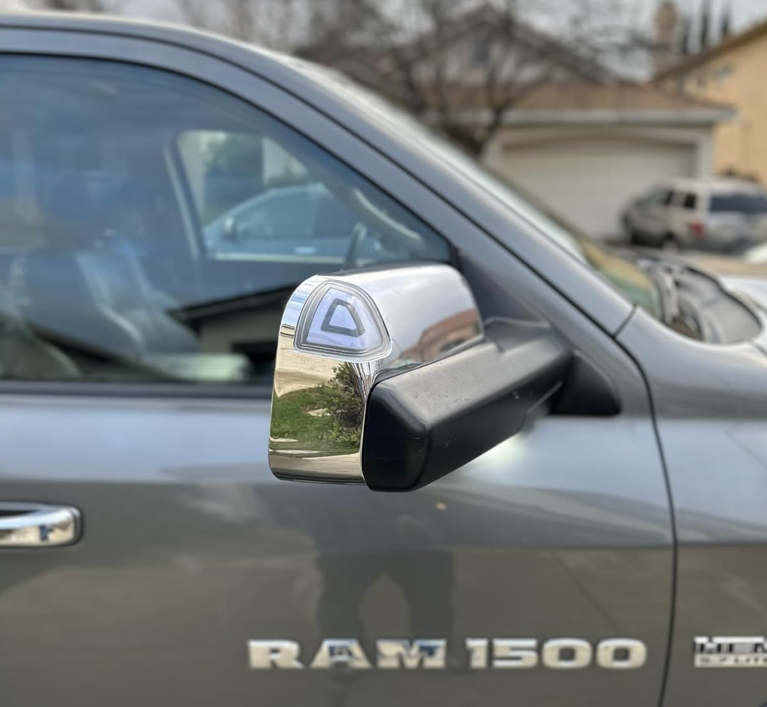 Clear Lens 4-Pin White/Amber Switchback LED Side Mirror Corner Lamps For 19+ RAM