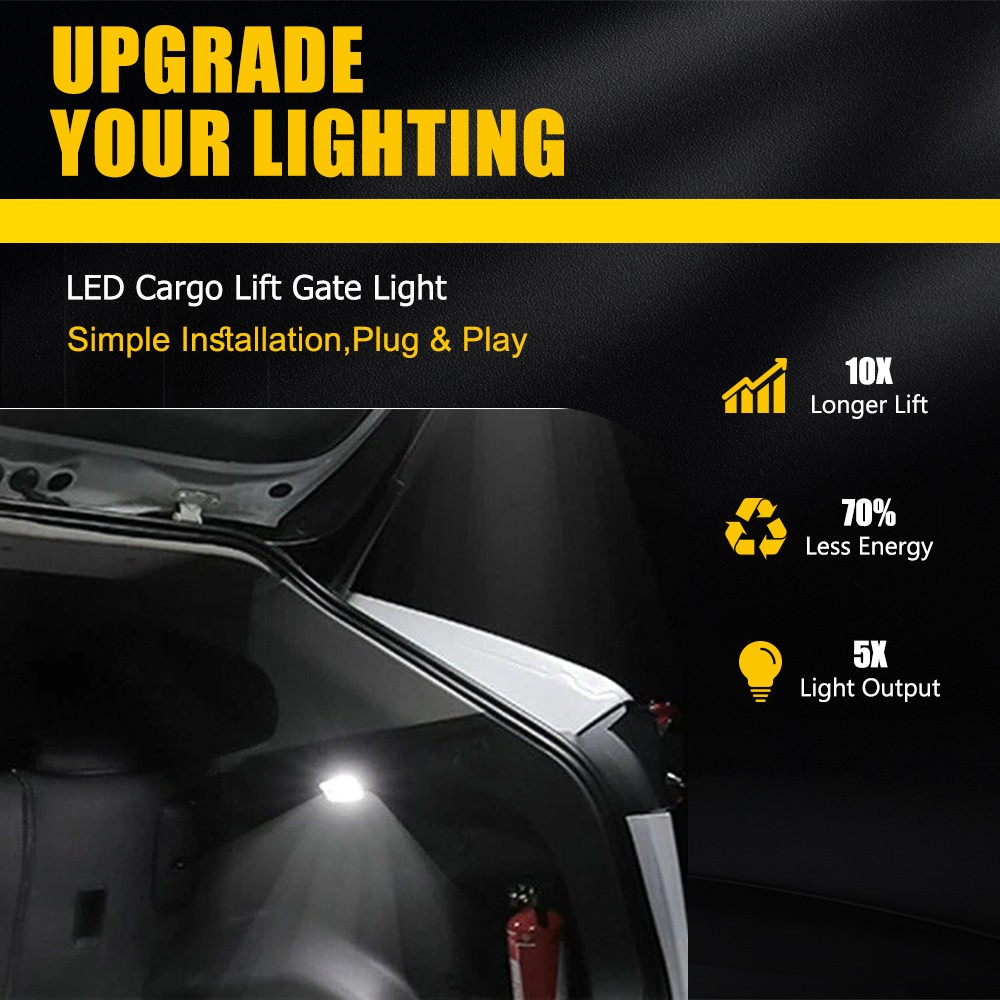 Clear White Led Trunk Luggage Cargo Area Light Lamp For Toyota Lexus 81330-11010