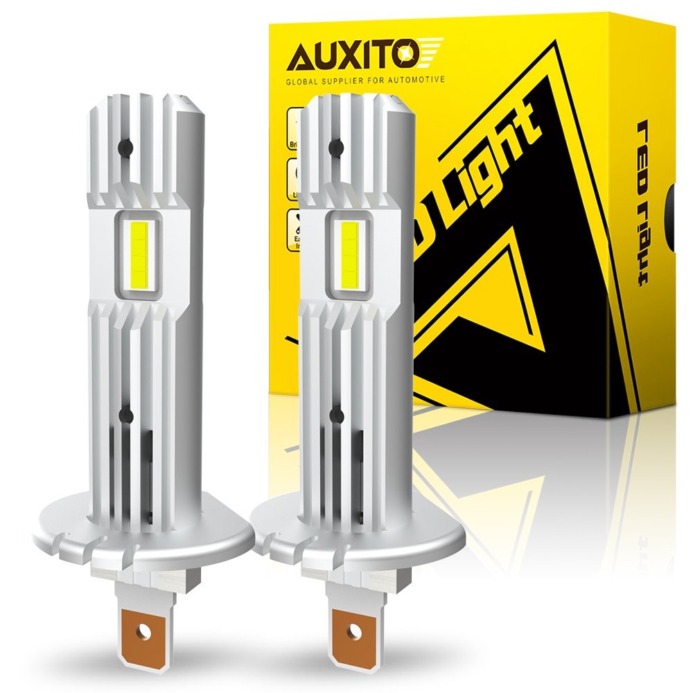 2-20PCS FREE AUXITO H1 LED ERROR Headlight Bulb High Low Kit Beam 20000LM 6500K
