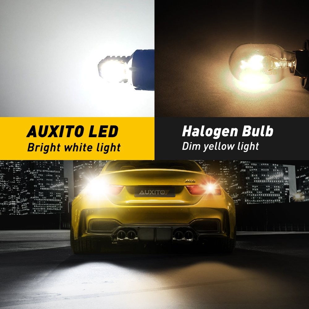 AUXITO Xenon White LED Backup Reverse Lights Bulbs 921 912 T15 Fit For Ford F150