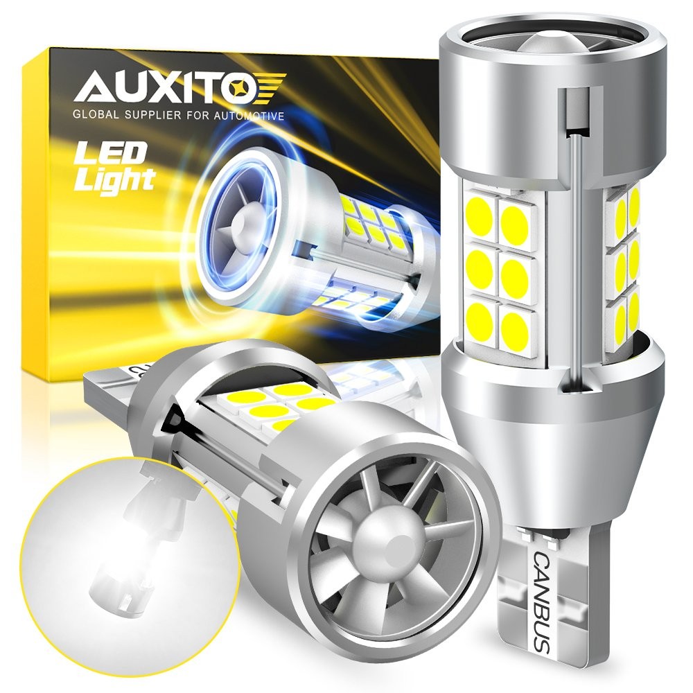 CANBUS AUXITO T15 912 921 W16W SMD 18-LED Backup Reverse Light Waterproof 2/4PCS