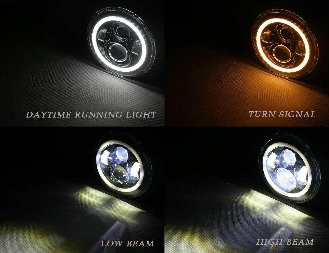 2018-2024 for Jeep Wrangler JL Gladiator Rubicon Led Headlight Fog Lamp Combo Ki