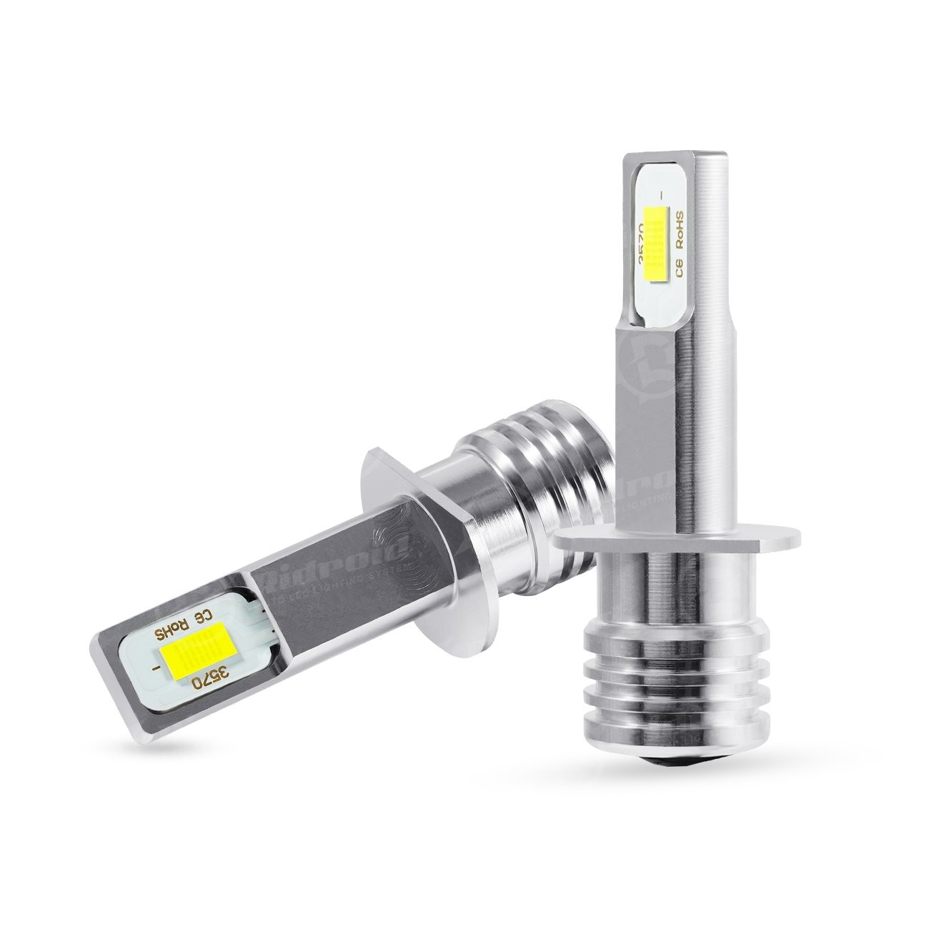 H1 LED Headlight Super Bright Bulb Kit 3000K Yellow 330000LM High Low Beam Light