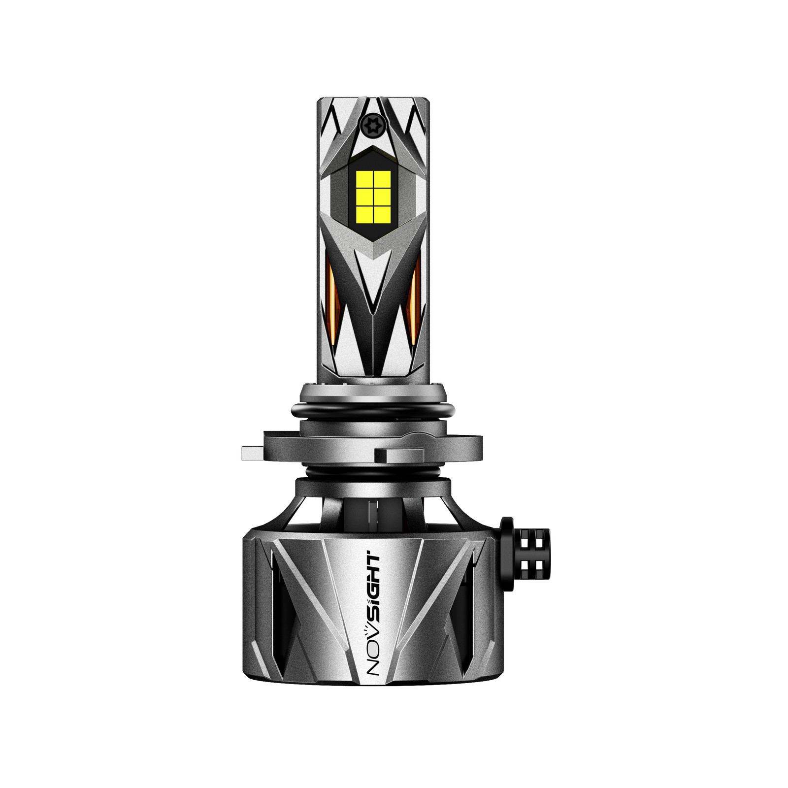 NOVSIGHT 2x 9005 HB3 LED Headlight Bulbs High/Low Beam 60000LM 6500K Bright 240W