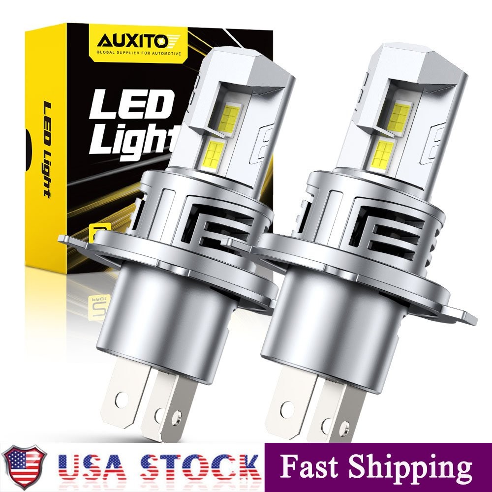 AUXITO H4 LED Headlight Bulbs High Low Beam Super Bright 80000Lumens 200W 6500K