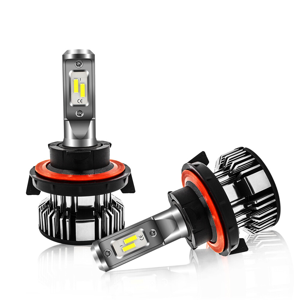 Alla Lighting TS-CR H13 Headlight Halogen Convert to Bright Pure White LED 6000K