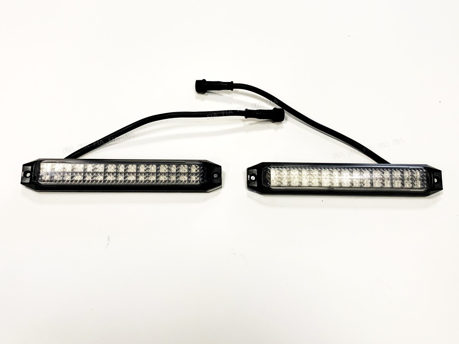 6“ 9“ 11“ 14“ White Yellow LED Car Front Grille Lights Running/Turn Signal