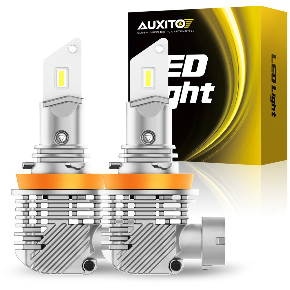 LED Headlight Bulb AUXITO H11 H9 H8 Low Beam Fog Light 17W 20000LM 6000K White
