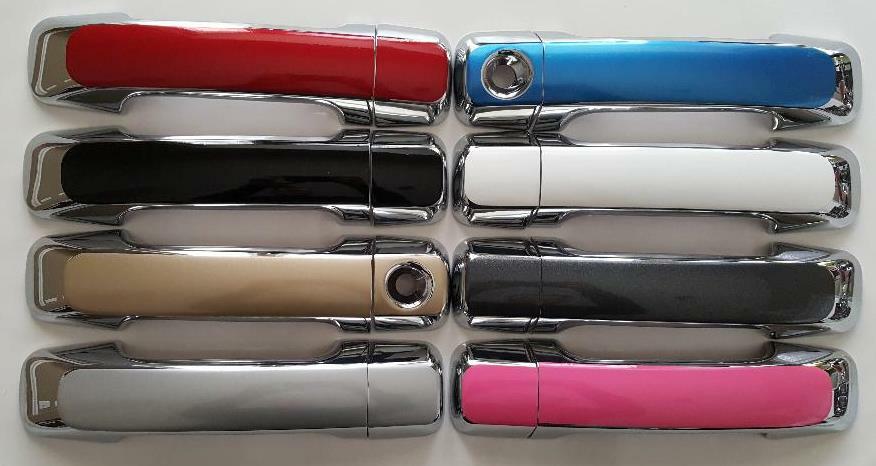 Custom Black OR Chrome Door Handle Covers 2007-2021 Toyota Tundra YOU PICK CLR