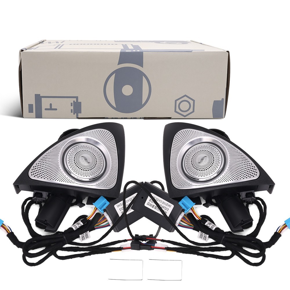 64 Colors 3D Rotating Speaker Tweeter For Mercedes-Benz C-Class W205 2019-2021