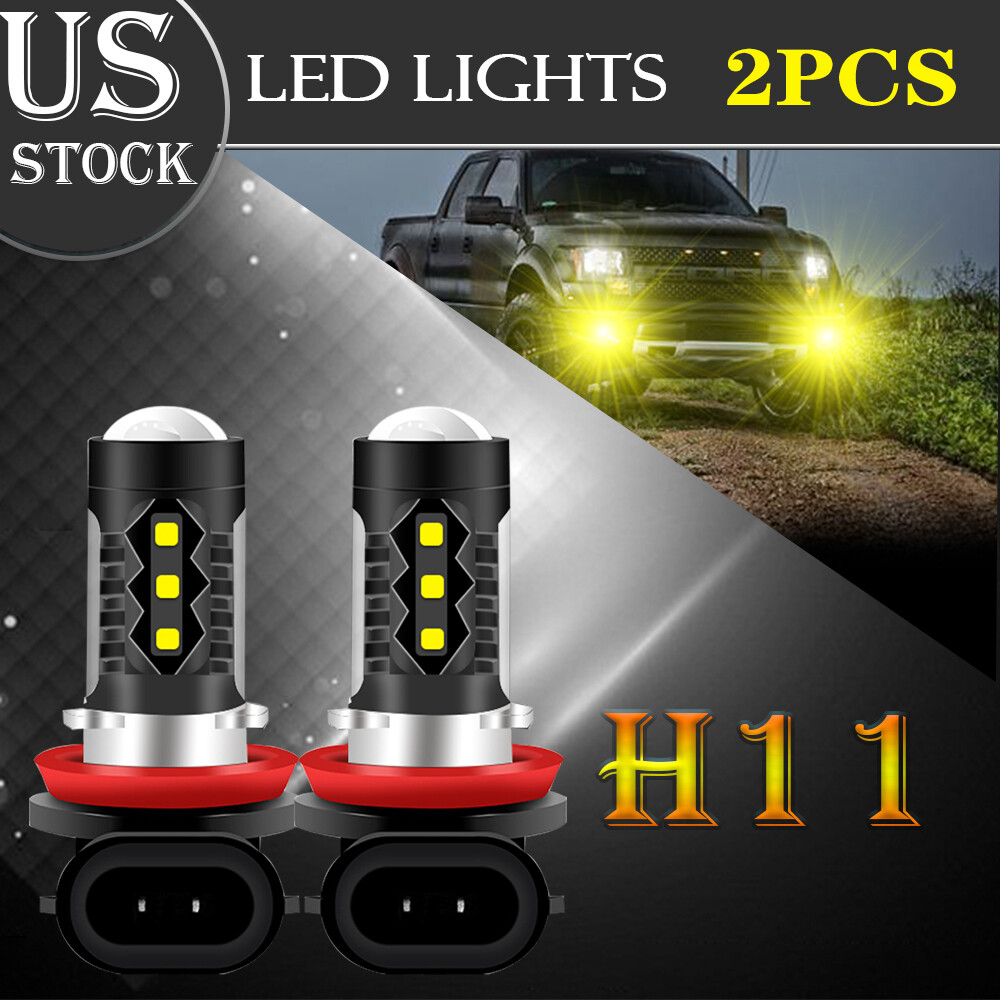 9005 9006 H11 LED Combo Headlight Fog Light Kit High Low Beam Bulb 6000k+3000k