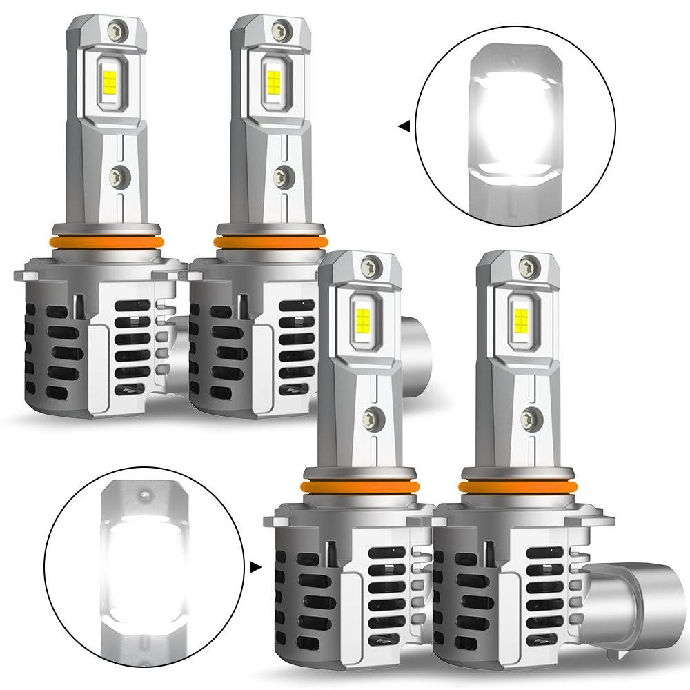 OXILAM 33000LM 9005 9006 LED Headlight High Beam Low Beam Bulb Super Bright USA